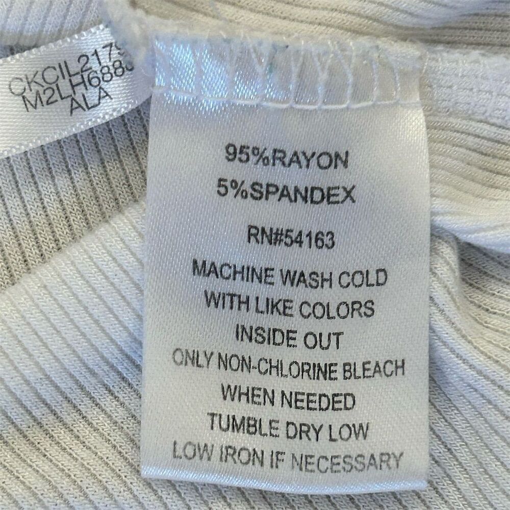 Calvin Klein Women's Studded Tank Top White Size S Casual Summer - Picture 4 of 6